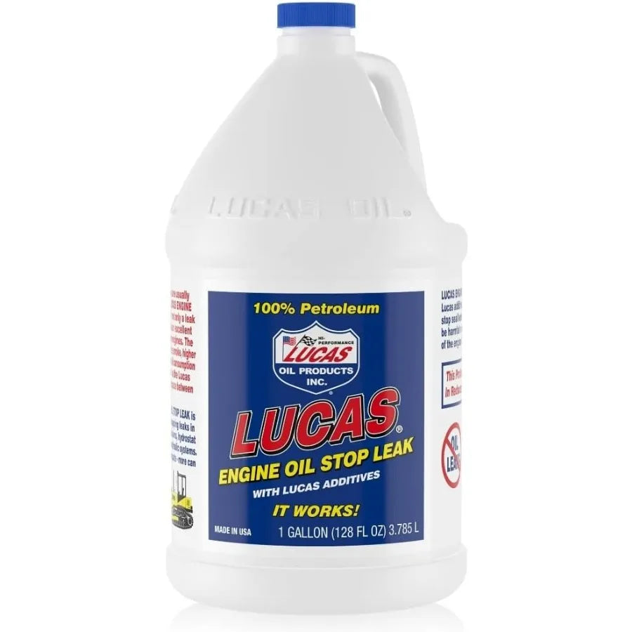 Lucas Oil 10279 Engine Oil Stop Leak, 1 Gallon Case of 4