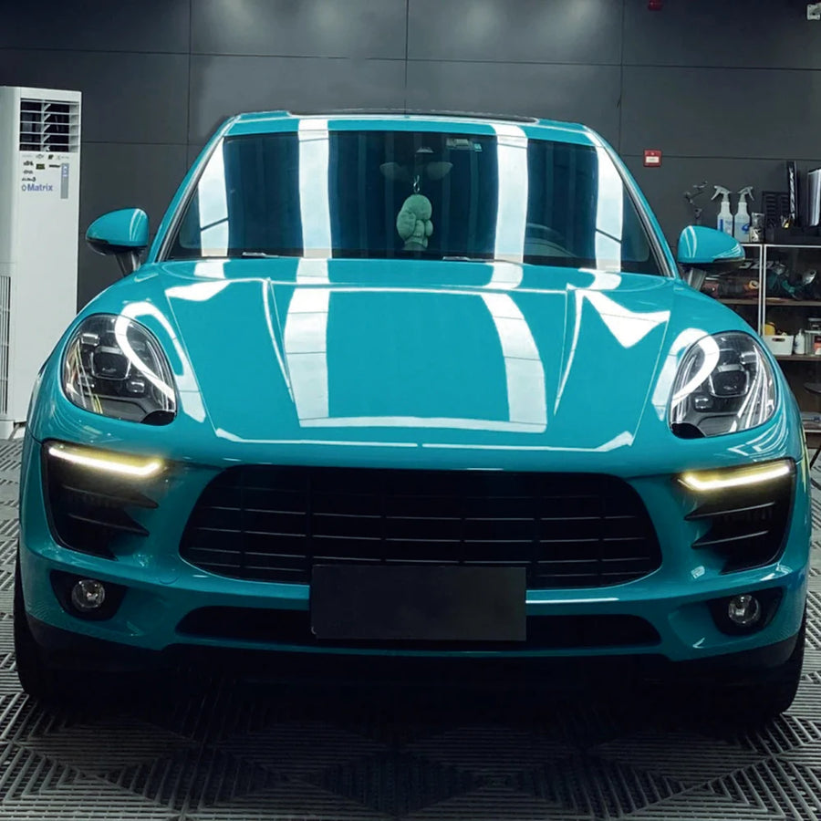 Miami Blue Ultra-Gloss Vehicle Wrap Film – Multiple Roll Sizes