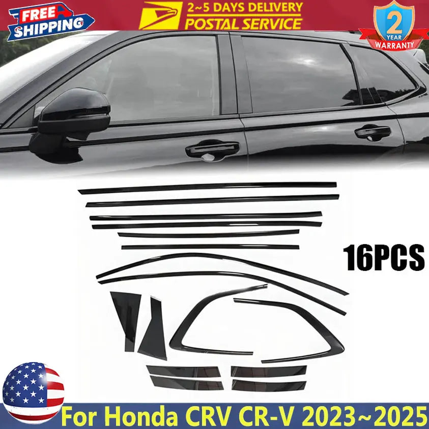 Exterior Window Trim Set for Honda CR-V 2023-2025