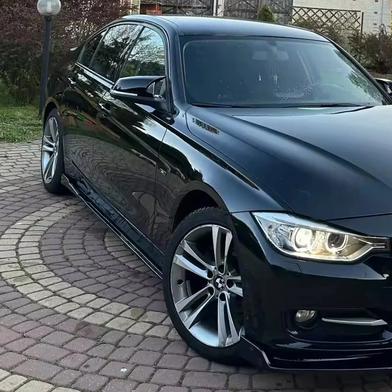 Gloss Black Side Skirt Extension Set for 2014+ Mazda Mazda3 – Sedan