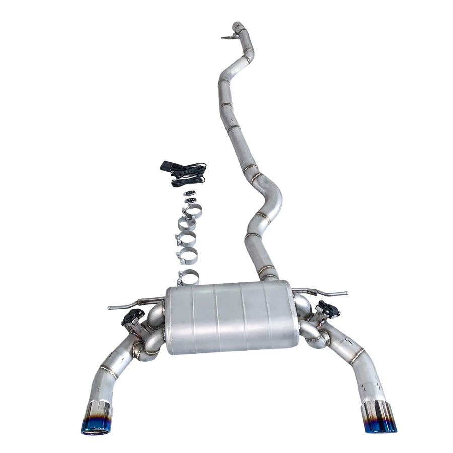 Stainless Steel Valved Cat-Back Exhaust System for BMW 440i xDrive F33 3.0T 2017-2020