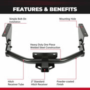 Class 4 2 in Trailer Hitch for 2011–2018 Ram 1500/2019–2024 Classic