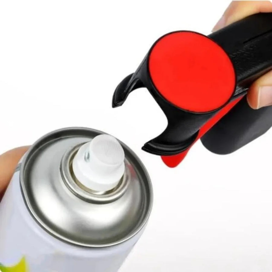 Black Reusable Aerosol Spray Can Trigger Handle