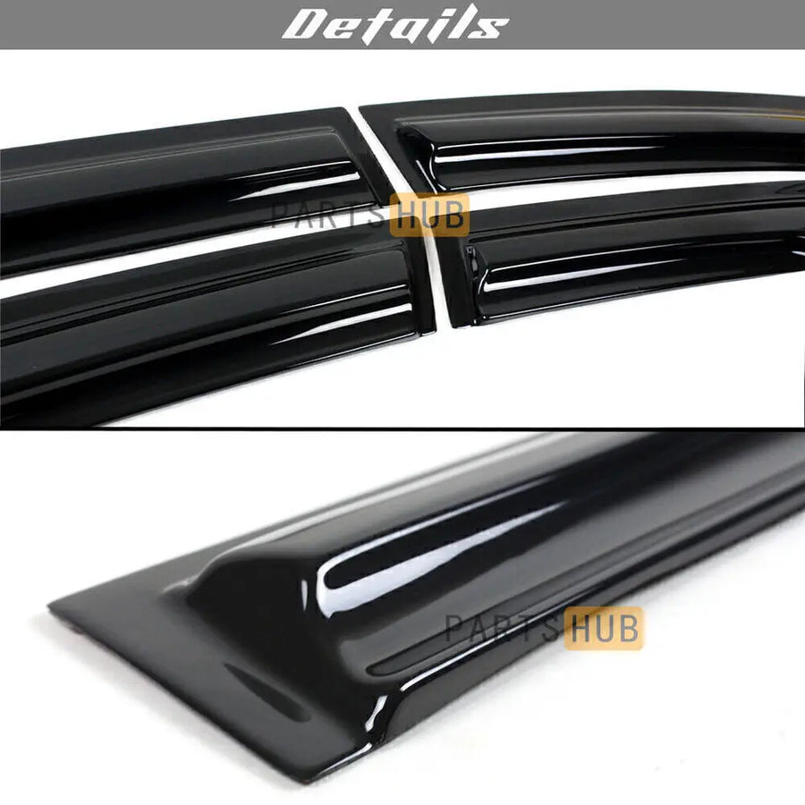 Wavy-Style Window Visors for 2012–2015 Honda Civic Sedan – 4 Pieces