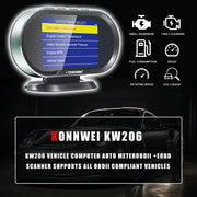KONNWEI KW206 OBD-II On-Board Computer and Diagnostic Display