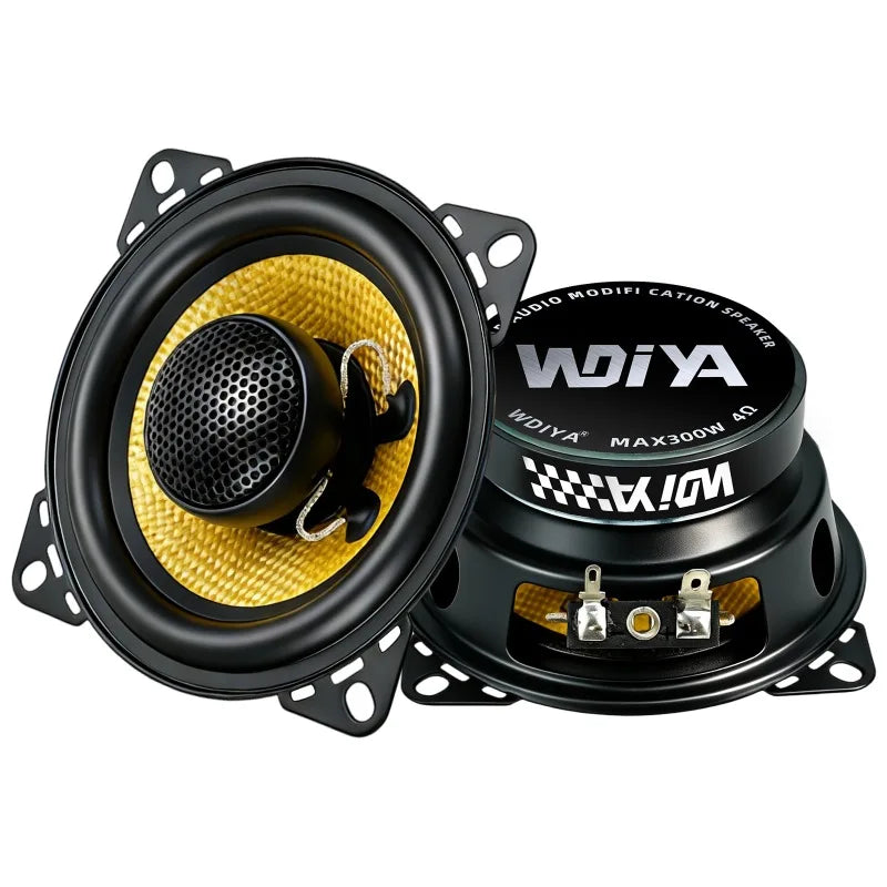 4-Inch 300W 2-Way Coaxial Car Speakers