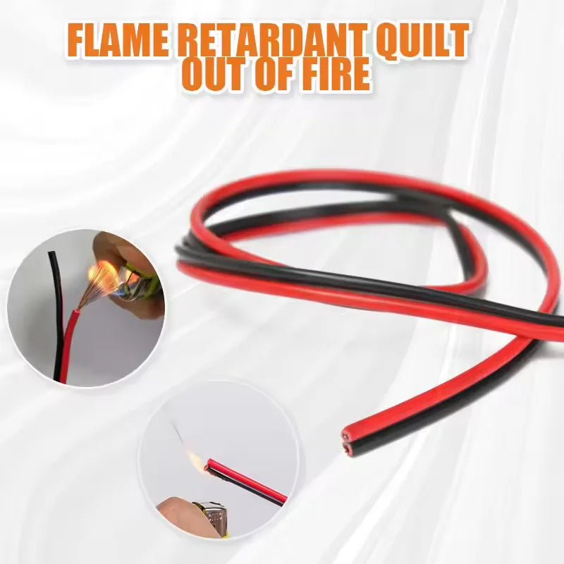 Red and Black Car Speaker Wire – 5m or 10m