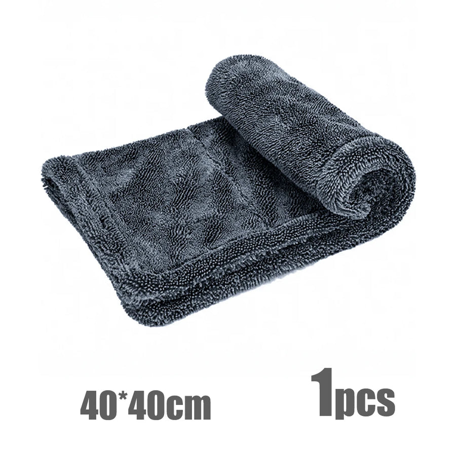 1300 GSM Grey Microfiber Drying Towel, Three Size Options