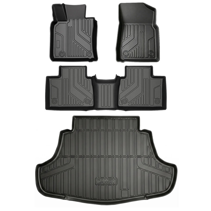 All-Weather TPE Floor Mats for 2025–2026 Toyota Camry – 4 Pieces