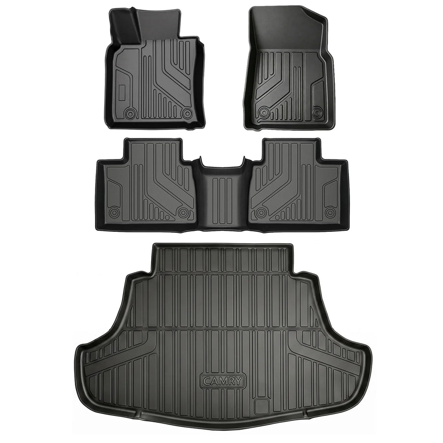 All-Weather TPE Floor Mats for 2025–2026 Toyota Camry – 4 Pieces