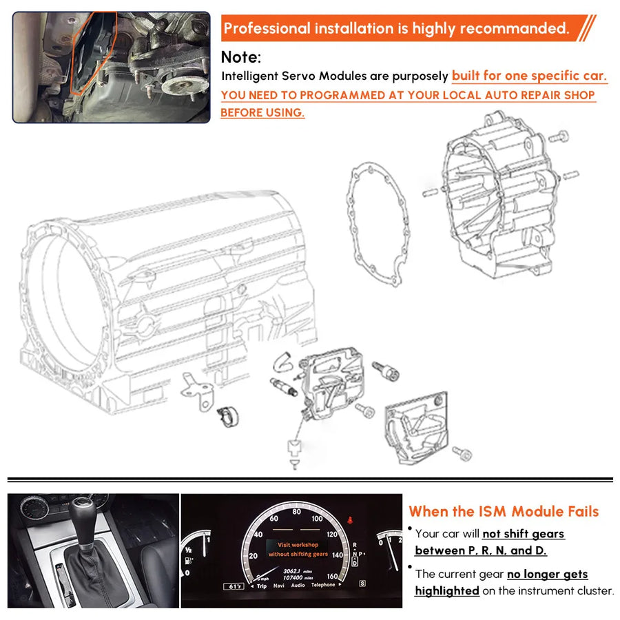 A0002701852 Programmed 722.9 ISM Intelligent Servo Module for Mercedes-Benz