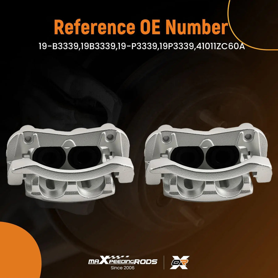 Front Left and Right Brake Caliper Set for 2006-2023
