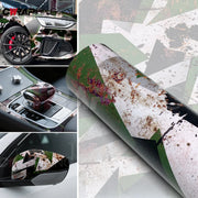Rust Camouflage Automotive Vinyl Wrap – Multiple Sizes