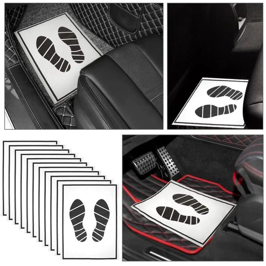 25 50 100pcs Mats Floor Paper Car Cars Automotive Vehicle Waterproof Print Disposable Mat