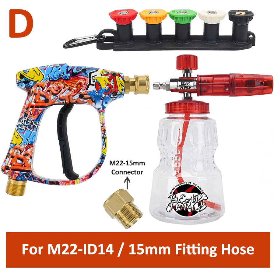 Pressure Washer Spray Gun and Foam Cannon Kit – Select Connector