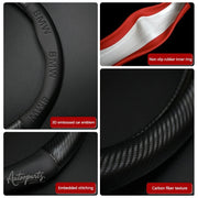 Carbon-Fiber-Style Steering Wheel Cover – Select Mercedes-Benz Models