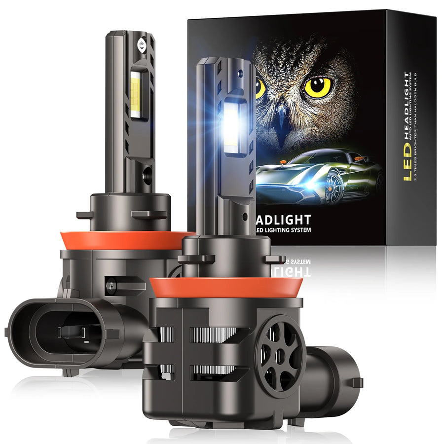 H11 Headlight Bulb Pair – 130W – 6500K
