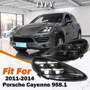 LED Headlight Assembly Set for 2011, 2012, 2013, 2014, 2024 Porsche Cayenne