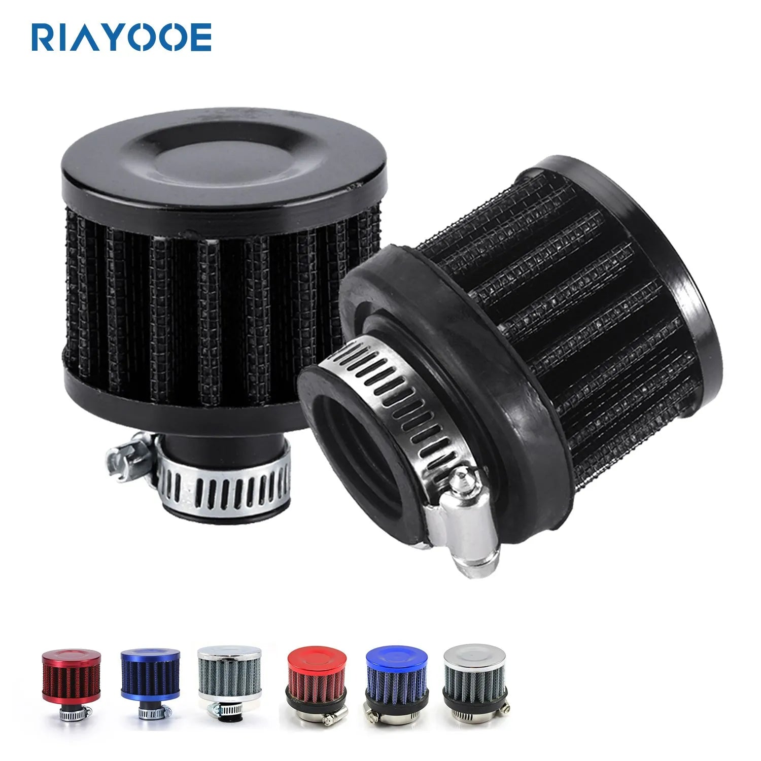 Universal Enclosed Air Filter Kit, 12mm/25mm Inlets