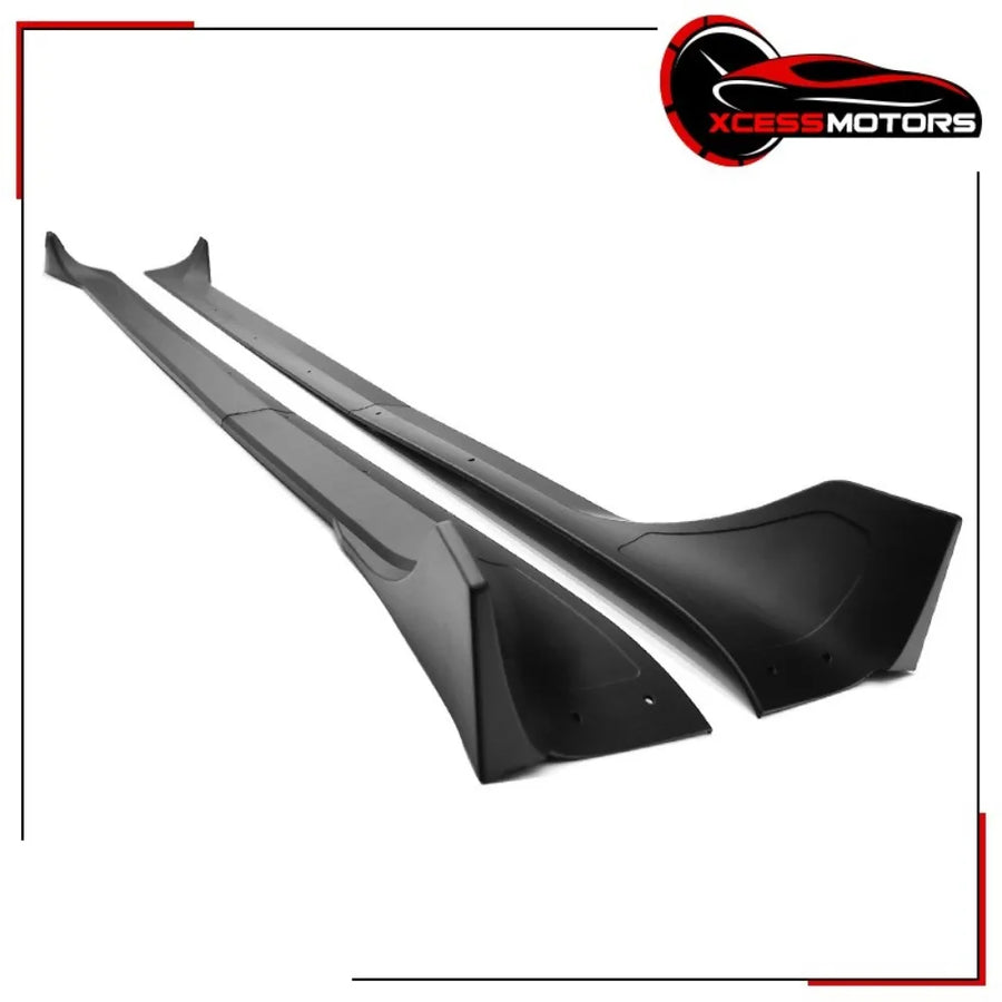 Matte Black Side Skirt Extension Set for 2025–2026 Tesla Model Y