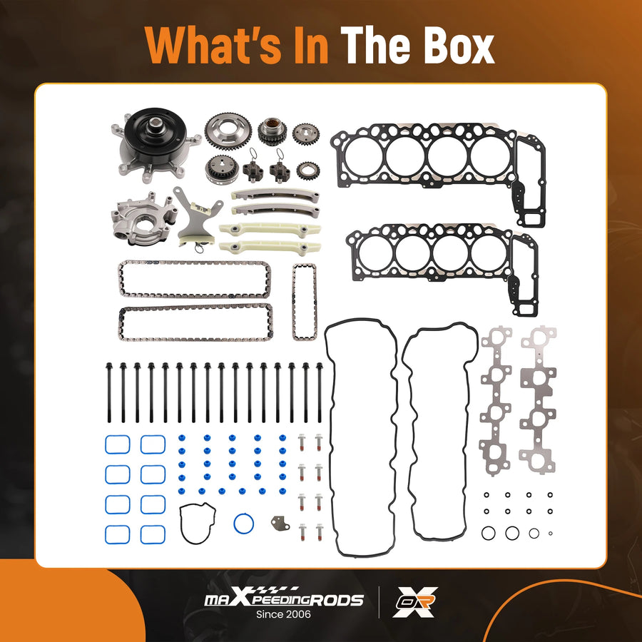 4.7L Timing Chain, Gasket and Pump Kit for Jeep Grand Cherokee