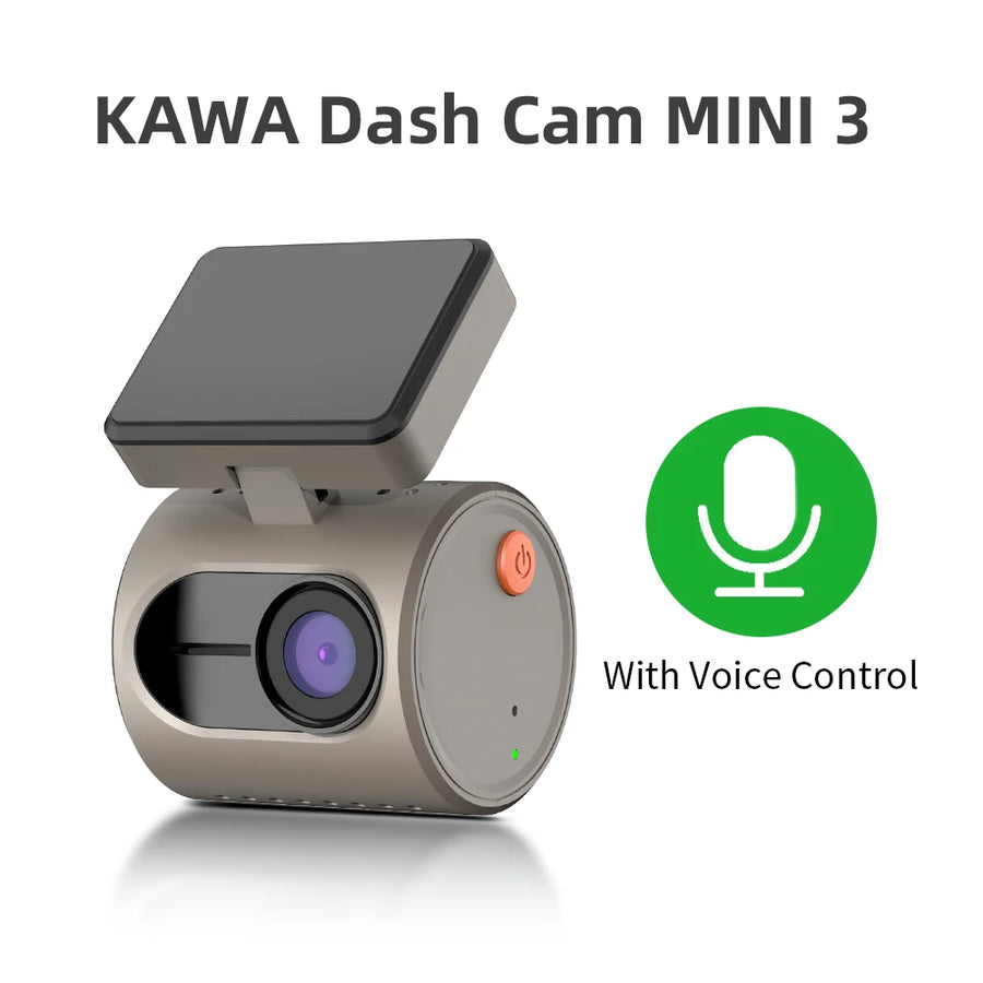 Kawa 2K Dash Cam with Wi-Fi App Control