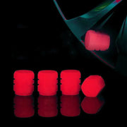 Glow-in-the-Dark Tire Valve Cap Set