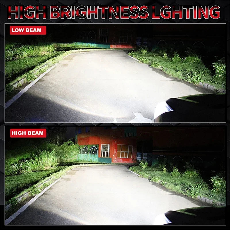 2-Piece H4/H7/H11/9005/9006/9012 LED Headlight Bulb – 6000K, CANBUS