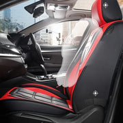 Universal Leather-look Car Seat Cover and Cushion Set