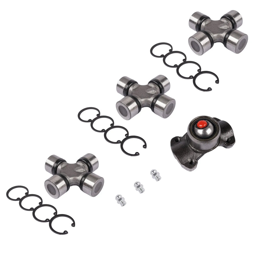 3-piece U-joint and Cv Socket Set for Jeep Wrangler Tj and Cherokee Xj 1984-2006
