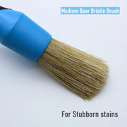 3-Piece Blue Car Interior Detailing Brush Set
