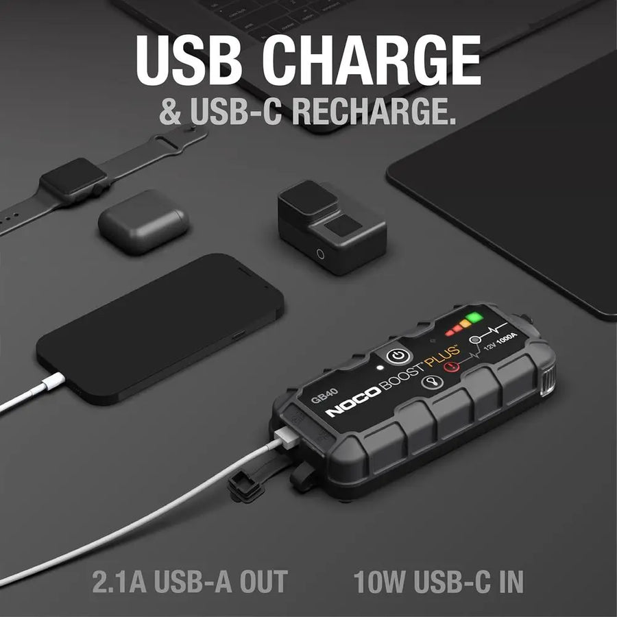 12V Lithium Jump Starter for Up to 6.0L Gas and 3.0L Diesel Engines