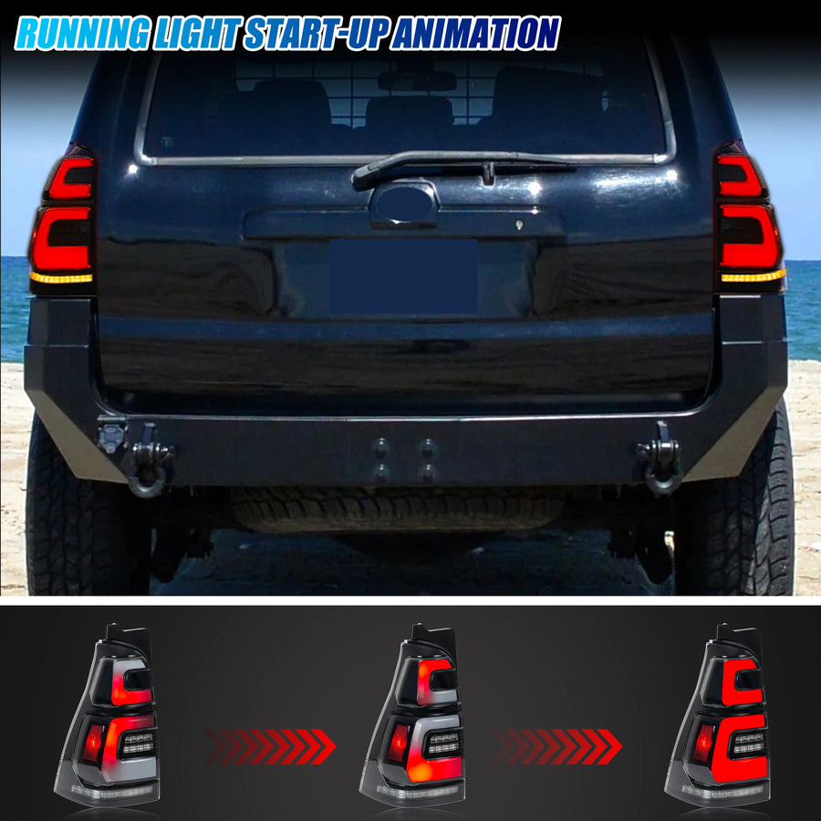 Toyota 4Runner 4th-Gen Sequential LED Tail Light Pair – 2003–2009