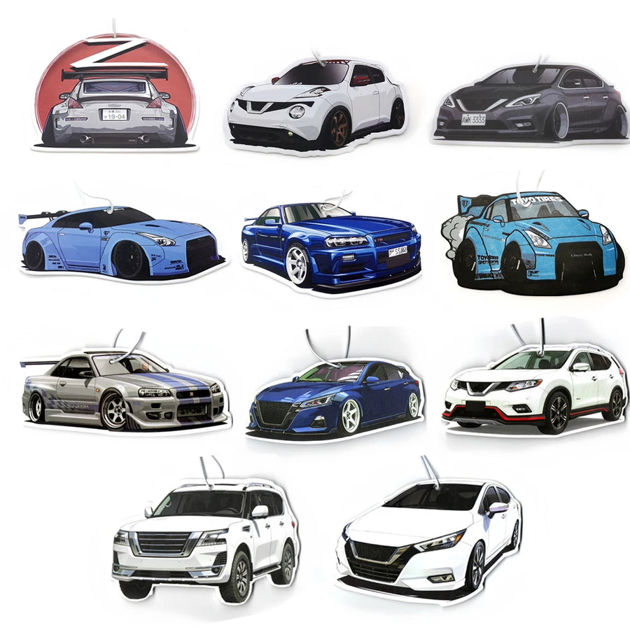 Nissan R34 Skyline GT-R-Style Hanging Car Air Freshener