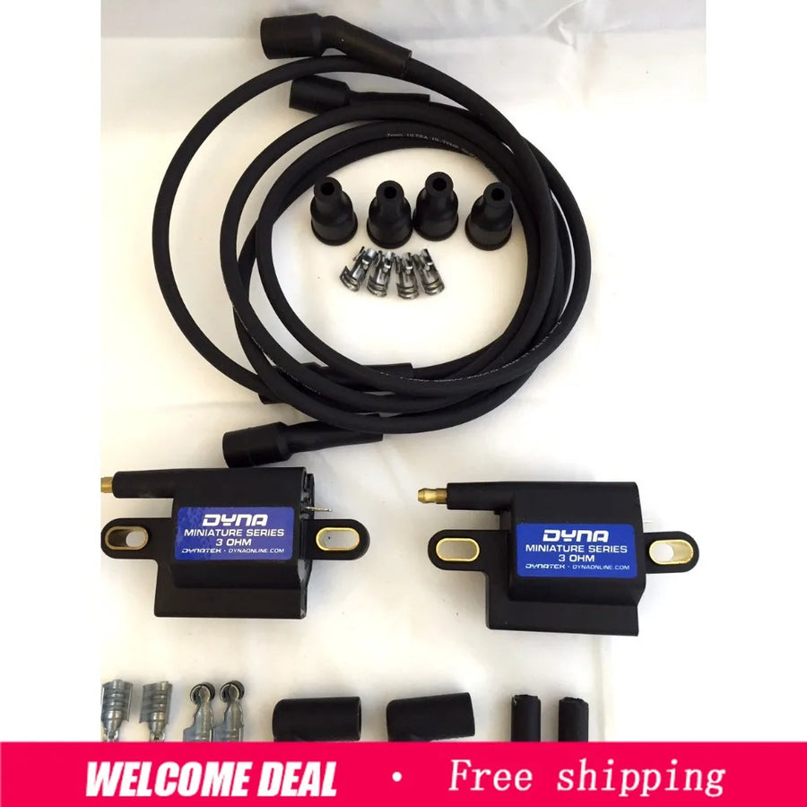 Dynatek DC3-2 Mini 3-Ohm Single-Output Ignition Coil with Wires
