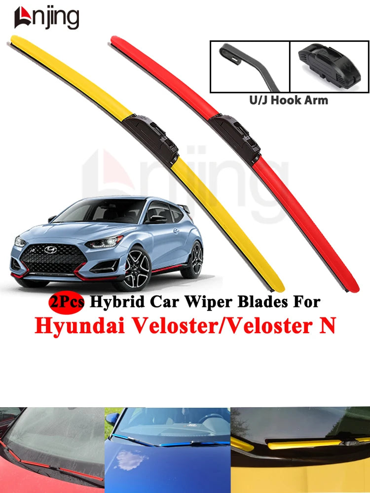 Windshield Wiper Blade Set for Hyundai Veloster N 2011-Now 2011 and Newer