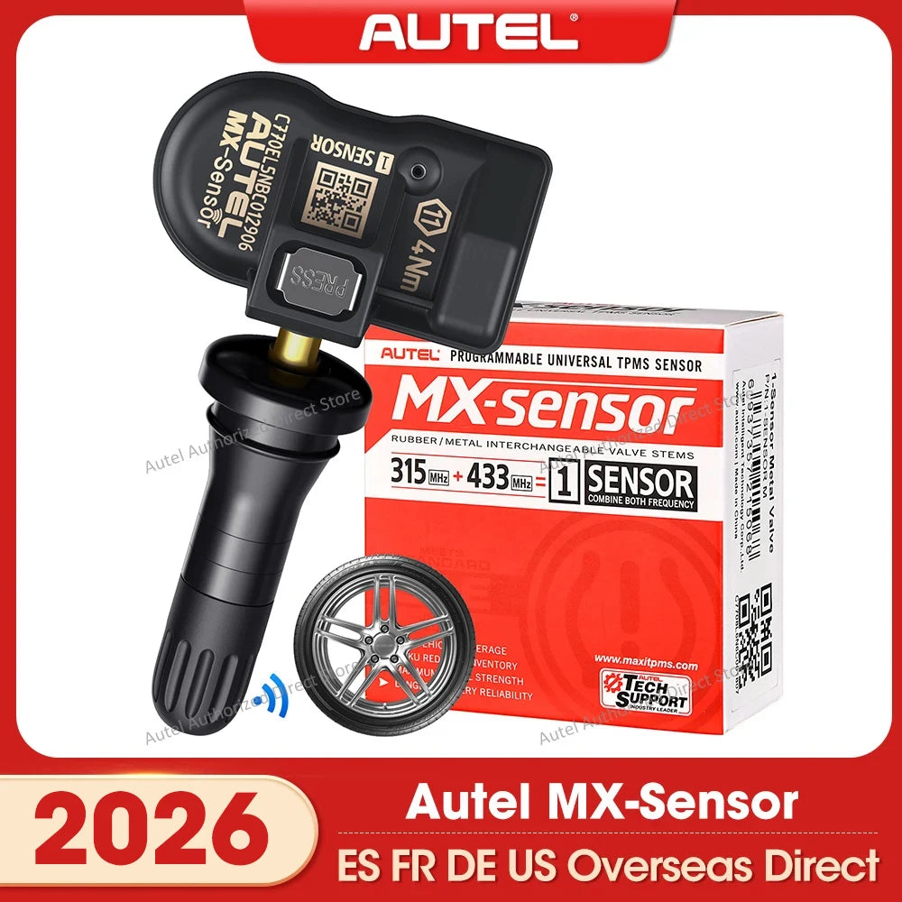 Autel MX-Sensor 315MHz/433MHz Programmable TPMS Sensor