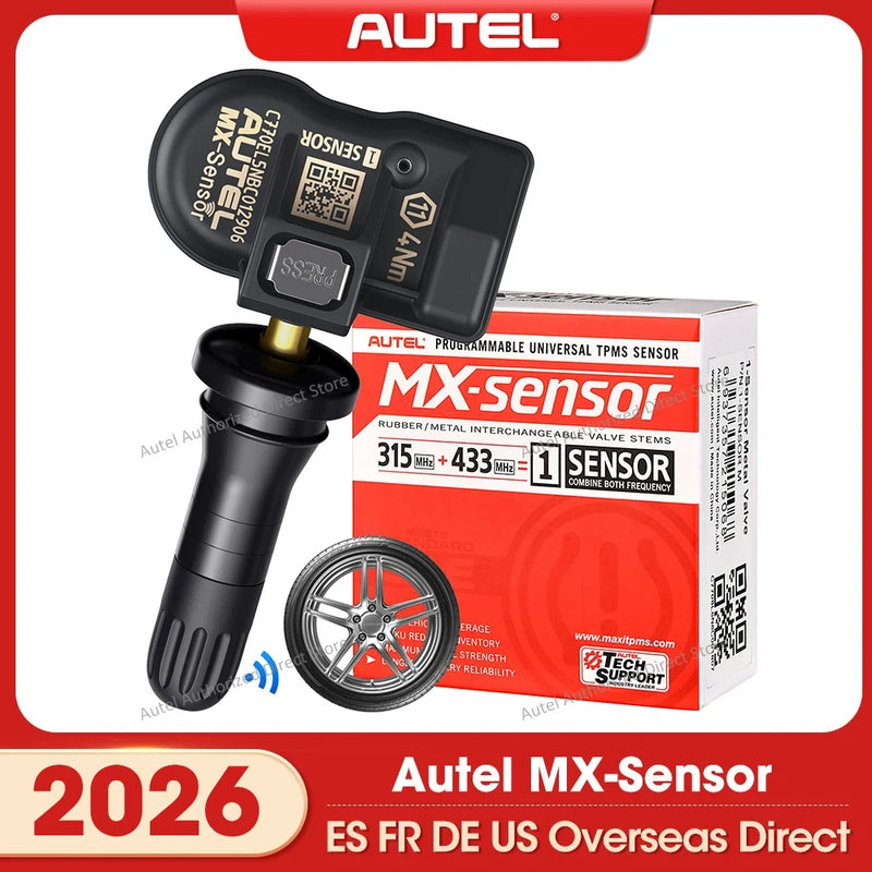 Autel MX-Sensor 315MHz/433MHz Programmable TPMS Sensor