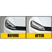 Gloss Black Headlight Eyebrow Trim Set for 2014–2017 Volkswagen Golf