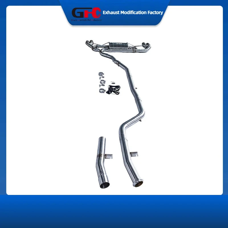 304 Stainless Steel Valved Cat-Back Exhaust System for BMW X5 45e Hybrid 2020