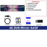 4K Dual Mirror Dash Cam