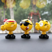 Cartoon Bobblehead Car Dashboard Ornament