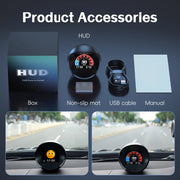 Car Head-Up Display and Digital Performance Gauge