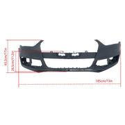 Primed Front Bumper Cover for Audi A4 S4 2013-2016