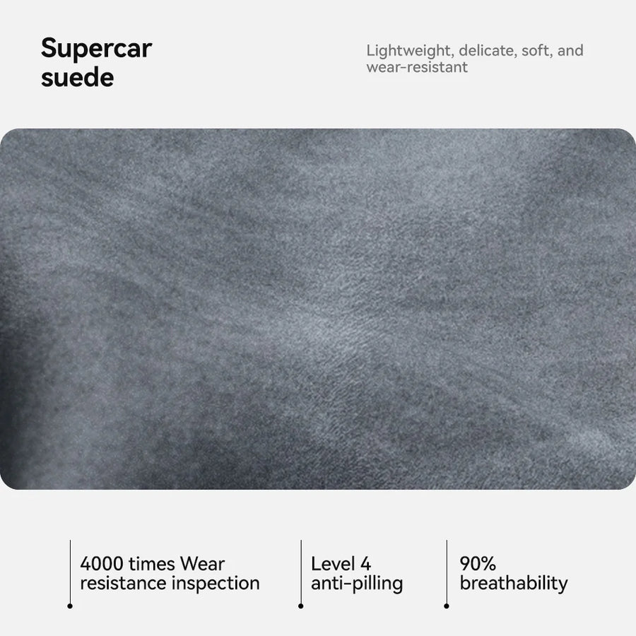 Suede Steering Wheel Cover for Tesla Model 3/Y Highland and Juniper