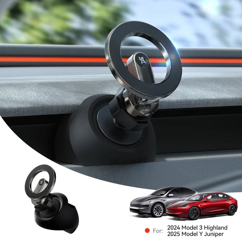 Magnetic Phone Mount for Tesla Model 3/Y Highland and Juniper