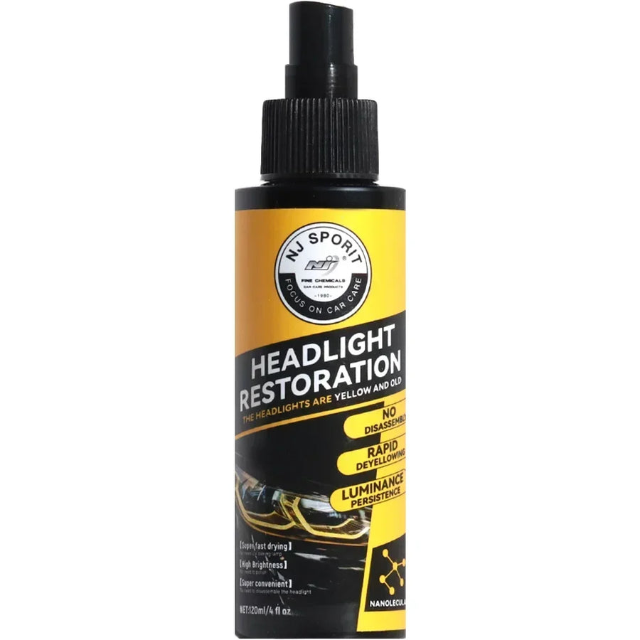 Headlight Lens Restorer and Protective Coating Spray – 120 ml