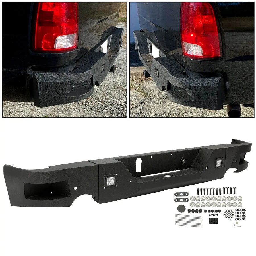Rear Step Bumper with LED Lights for Dodge Ram 1500 2009-2018