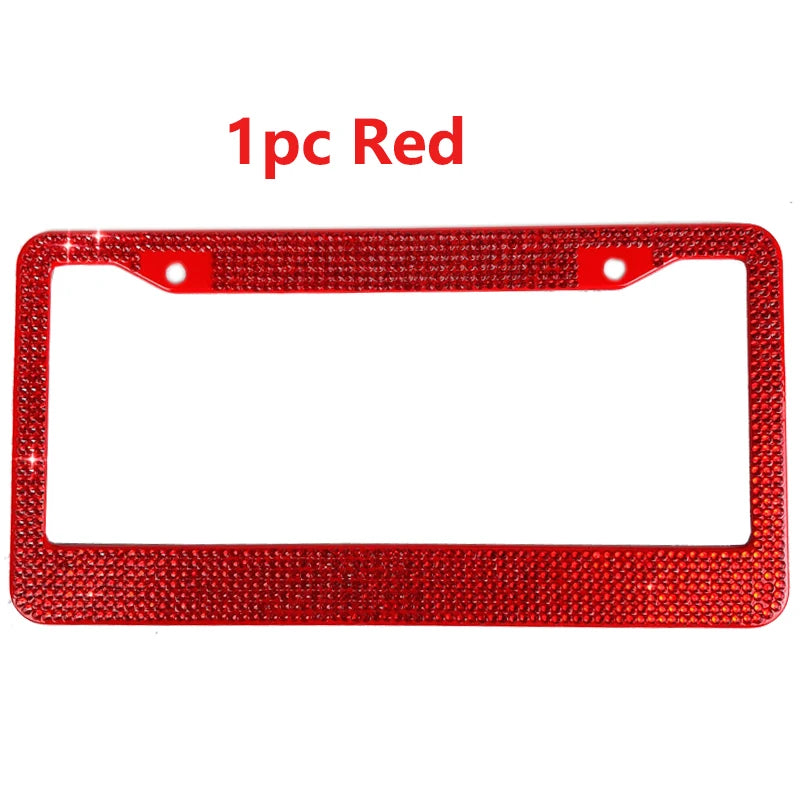 Universal Bling Stainless Steel License Plate Frame