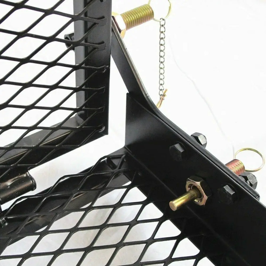 500 lb Folding Hitch Cargo Carrier with Loading Ramp